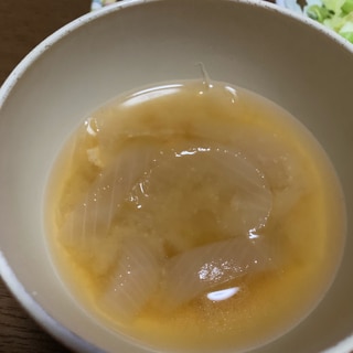 玉葱の味噌汁